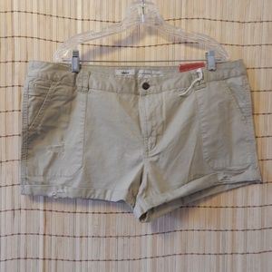 Caslon Khaki Shorts - NWT - size 18